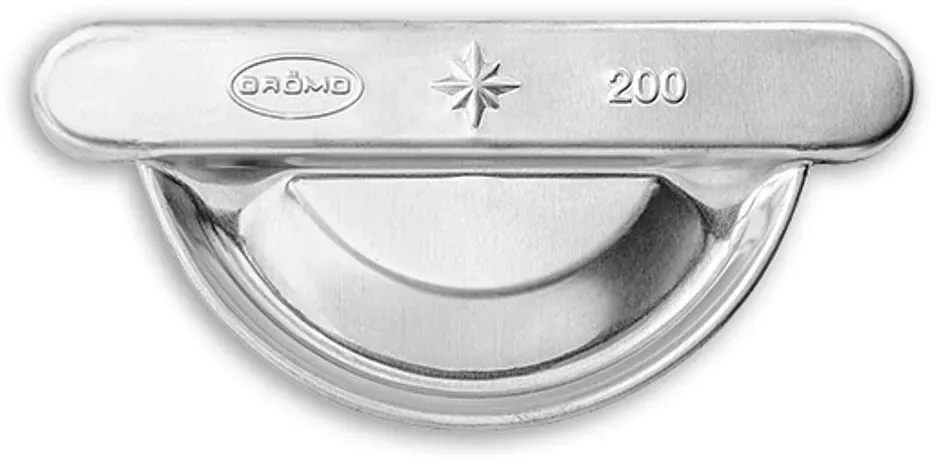 Dachrinnenboden Grömo zum Bördeln, halbrund, universal, Stahl verzinkt, verschiedene Größen (Ausführung: Nenngröße 333. Ø 153mm)