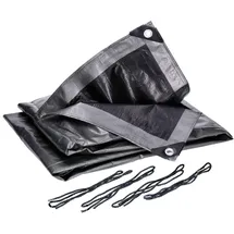 TALK-POINT Abdeckplane silber 5 m x 6 m