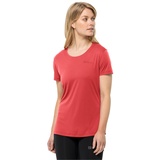 Jack Wolfskin Tech T-Shirt Women XXL rot vibrant red