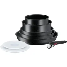 Tefal Ingenio Black Stone 8-teiliges Kochgeschirr-Set L3998802
