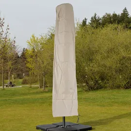 Mendler Schirmhülle HWC für Ampelschirm bis 4 m Polyester creme