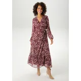 Aniston CASUAL Wickelkleid Bunt 38