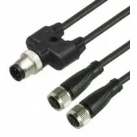 Pepperl+Fuchs 252972 Sensor-/Aktor-Steckverbinder M12 Buchse, gerade 0.60m Polzahl Sensoren: