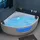 Tronitechnik Paros Whirlpoolbadewanne 135 x 135 cm WP-PAR135