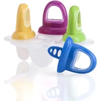 Nûby Nuby - Eisformen - Eis am Stiel für Babys und Kleinkinder - Schnullerformen in bunten Farben zum entfrieren - 6+ Monate