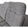 Sarb-Bijou Ecksofa New York 2 Sitzer links Recamiere rechts Bett Bettkasten Webstoff Anthrazit Grau Federkernpolsterung - Grau