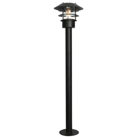 Elstead Lighting Pollerlaterne E27 schwarz IP44 mit Bewegungsmelder