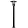 Elstead Lighting Pollerlaterne E27 schwarz IP44 mit Bewegungsmelder