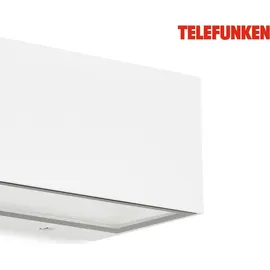 Telefunken LED-Außenleuchte Monaco Weiß 2 x 6 W