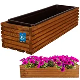 OEM Blumenkasten 64 x 20 x 20 cm Eichenfarbe