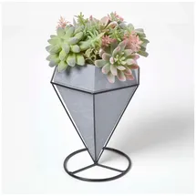 Homescapes KUNSTPFLANZEN Sukkulenten-Arrangement im Deko-Topf, 31 cm