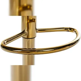 CLP Barhocker Braga Gold Kunstleder schwarz