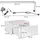 Vicco Nachtschrank Samira 49 x 23 x 23 cm Weiß