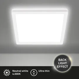 Briloner LED Panel 1 rechteckig weiß 24 x 24 x 3 cm