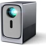 Mini Beamer 4k Heimkino, Mini Projektor 4K Support, Smart Projector Mini Projector TV Portable Video, HD 1080P, 15000 Lumens, Automatische Vertikale Korrektur, Elektrischer Fokus