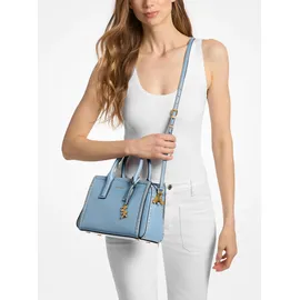 Michael Kors Laila Small Henkeltasche Leder Blue