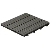 Home Deluxe WPC Bavaro anthrazit 30 x 30 x 2,2 cm 9 St.