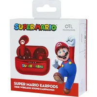 Weiße SUPER MARIO WIRELESS Bluetooth-Kopfhörer mit Mikrofon und Lautstärkeregler - Weiß