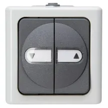 Kopp Jalousietaster Blue Electric grau