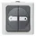 Kopp Jalousietaster Blue Electric grau
