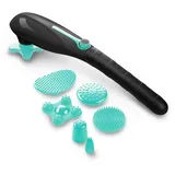 Medisana HM 650 Handmassagegerät mit 6 Aufsätzen, elektr. Vibrationsmassagegerät,