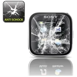 4x Sony Smartwatch PANZERFOLIE DISPLAYSCHUTZFOLIE DISPLAYFOLIE FOLIE HD KLAR