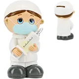 alles-meine.de GmbH große XL Spardose - lustige Krankenschwester/Krankenpfleger - stabile Sparbüchse aus Kunstharz - Geld Sparschwein - Kaffeekasse/Trinkgeldkasse - Krank..