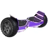 RCB Balance Scooter HM2 mit Leistungsstarkem Motor, 8.5" Hoverboard für alle Gelände, APP lila