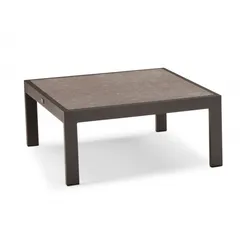 Best Cleveland Loungetisch 78x78cm Gestell: weiß