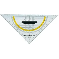 RUMOLD Geometrie-Dreieck 16 cm mit Griff Packung mit 10 Stück