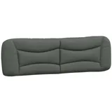 vidaXL Kopfteil-Kissen \"Hvar\" Dunkelgrau 180 cm Stoff