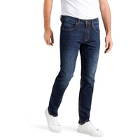 MAC Arne Pipe enge Stretch-Jeans in dark blue Waschung-W42 / L34