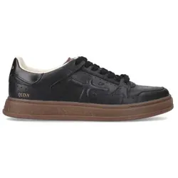 Premiata für Herren. QUINN Quinn Schwarz Leder Turnschuhe (45), Wohnung, Schnürsenkel, Lässig