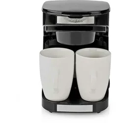 Nedis Kaffeemaschine - Filter Kaffee - 0.25 l - 2 Tassen - Schwarz