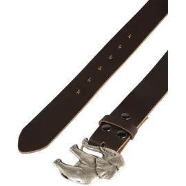 rettungsring gürtel Ledergürtel braun 120 cm