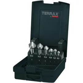 Ruko Kegel- und Entgratsenker-Satz 6tlg. DIN 335 Form C 90° HSS Ø 6,3-20,5 mm