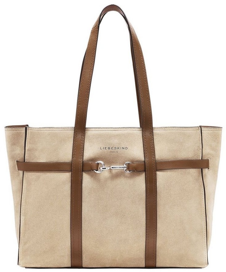 Preisvergleich Produktbild Liebeskind Berlin Schultertasche Mara Suede beige