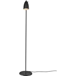 Stehlampe "NEXUS", schwarz, Ø 10cm H: 141cm, DESIGN FOR THE PEOPLE, Lampen, Textil Kabel, Skandinavische Design, Stehlampe