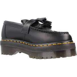 Dr. Martens Damen Adrian Quad Plateau Loafer, Schwarz 41 EU - 41