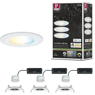 Paulmann 92442 LED-Deckenleuchte, LED-Einbauleuchte 6W Weiß matt