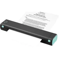 Phomemo Portable A4 M08F Black and green), Beschriftungsgerät, Mehrfarbig