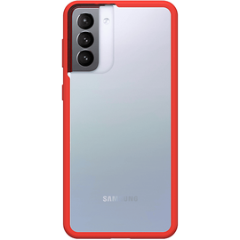 Otterbox React Backcover Samsung Galaxy S21+ 5G Rot, Transparent Induktives Laden