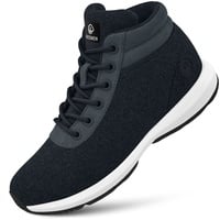 GIESSWEIN Wool Sneaker High Top Men - Merino Winterschuhe für Herren, warm gefütterte Schneestiefel, Winter Outdoor Boots aus Merinowolle - 41 EU