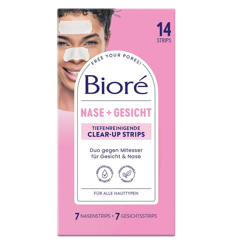 BIORÉ Kombi Clear-Up Strips - tiefenreingend 14 Strips