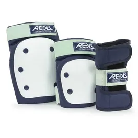 Rekd Protection Heavy Duty Triple Pad Set - Blue / Mint - S