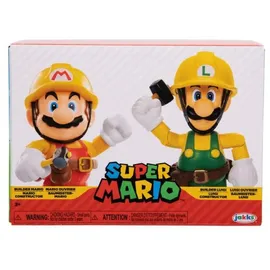 Nintendo Super Mario 2er-Set: Spielfiguren "Super Mario - Mario Maker & Luigi Maker" - ab 3 Jahren