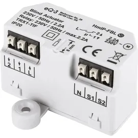 Homematic IP Jalousieaktor Unterputz flexibel einstellbar Smart Home grau/weiß