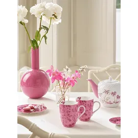 Pip Studio Jolie Flowers Becher 0,35 l Rosa 2 St.