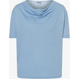 More & More Shirt mit Wasserfall-Ausschnitt