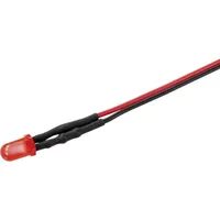 TRU Components TC-9323300 LED-Signalleuchte Rot 12 V/DC 4000 mcd